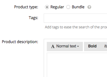 product type tags
