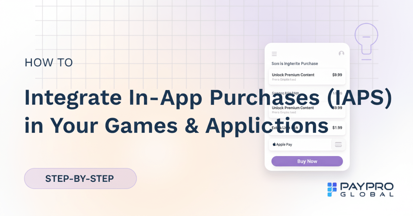 How to Integrate In-App Purchases (IAPs) in Games & Apps